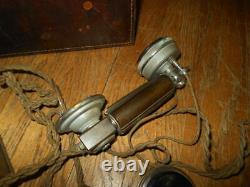 WW II Imperial Japanese Navy / Field Trench Phone Telephone RARE EARLY VARIANT