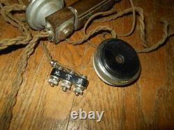 WW II Imperial Japanese Navy / Field Trench Phone Telephone RARE EARLY VARIANT