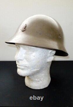 WW II Imperial Japanese Type 90 CIVIL DEFENSE HELMET / LINER / STRAPS NICE