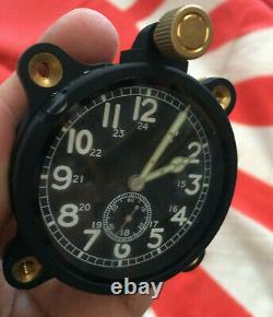 WW2 AIRCRAFT CLOCK IMPERIAL JAPANESE NAVY AIR FORCE Nakata Shoten Reproduction