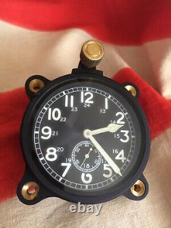 WW2 AIRCRAFT CLOCK IMPERIAL JAPANESE NAVY AIR FORCE Nakata Shoten Reproduction