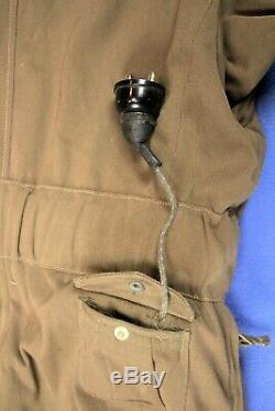 WW2 Era Japanese Imperial Heavy Weight Fur Lined Flight Suit Vet Bring Back