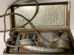 WW2 Former Imperial Japanese Army Type 92 Field Trench Phone Does not work