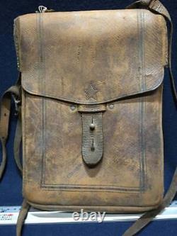 WW2 Former Japanese Army Original Bag & Map Imperial Military Navy #12