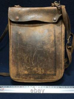 WW2 Former Japanese Army Original Bag & Map Imperial Military Navy #12
