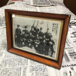 WW2 II Imperial Japanese Navy Photographs Framed 4Set Captain Kirishima etc. FS