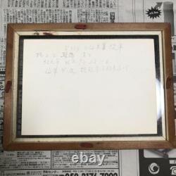 WW2 II Imperial Japanese Navy Photographs Framed 4Set Captain Kirishima etc. FS