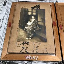 WW2 II Imperial Japanese Navy Photographs Framed 4Set Captain Kirishima etc. FS