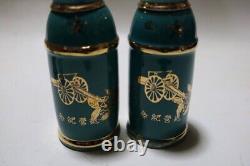 WW2 IJA Artillery Shell Sake Set Manchurian Campaign Victory Tokkuri Cup