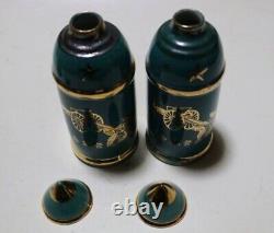 WW2 IJA Artillery Shell Sake Set Manchurian Campaign Victory Tokkuri Cup