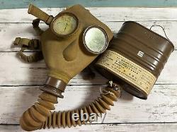 WW2 IMPERIAL JAPANESE ARMY SOLDIER and civilian Original Gas Mask Boxed