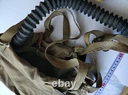 WW2 IMPERIAL JAPANESE ARMY SOLDIER and civilian Original Gas Mask and Bag-e0608