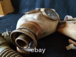 WW2 IMPERIAL JAPANESE ARMY SOLDIER and civilian Original Gas Masks set-f0828