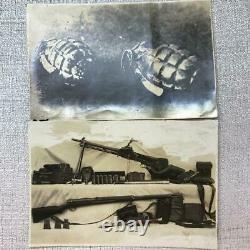 WW2 Imperial Japanese Army 77th Division Photo 26 sheets Military machine gun