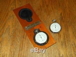 WW2 Imperial Japanese Army Artillery Phonotelemeter Stopwatches x2 NICE