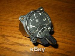 WW2 Imperial Japanese Army Cylinder Head Temp Gauge Ki-43 Ki-61 etc. NICE