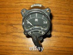 WW2 Imperial Japanese Army Cylinder Head Temp Gauge Ki-43 Ki-61 etc. NICE