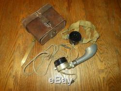 WW2 Imperial Japanese Army Field / Trench Phone & Case- VERY RARE