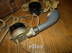 WW2 Imperial Japanese Army Field / Trench Phone & Case- VERY RARE