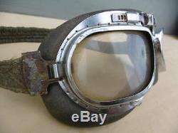 WW2 Imperial Japanese Army Flying Cap and Goggles Military