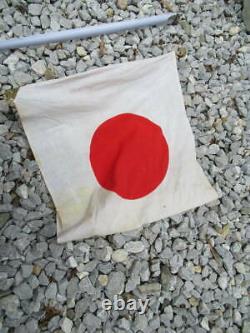WW2 Imperial Japanese Army Hand gesture size Fla g Military Antique Free/Ship