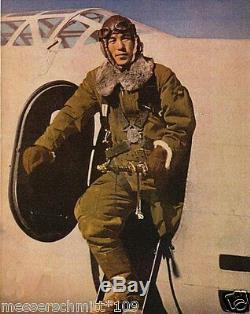 WW2 Imperial Japanese Army Leather Flight Helmet Summer Version #2 Ki-43 etc
