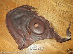 WW2 Imperial Japanese Army Leather Flight Helmet Winter Version Ki-43 etc