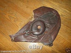 WW2 Imperial Japanese Army Leather Flight Helmet Winter Version Ki-43 etc