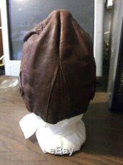 WW2 Imperial Japanese Army Leather Flight Helmet with Star Summer Version