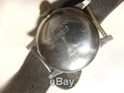 WW2 Imperial Japanese Army Leather Military Watch For Soldiers In China Incidet