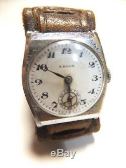 WW2 Imperial Japanese Army Leather Watch Vintage Military Watch Rare