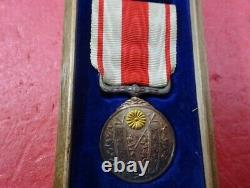 WW2 Imperial Japanese Army Medal military force with certificate