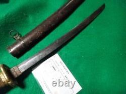 WW2 Imperial Japanese Army Officer's Short Sword Unsigned Live Blade #7102