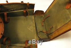 WW2 Imperial Japanese Army Officers Leather Backpack Bag with Star Named 29x24cm