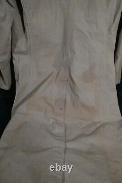 WW2 Imperial Japanese Army Officers Tropical Overcoat Raincoat 2nd Lt. Rare