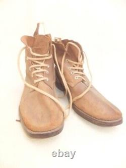 WW2 Imperial Japanese Army Official Supply Lace-up Shoes Boots #71120