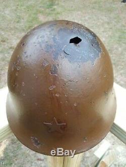 WW2 Imperial Japanese Army Original Type 90 Bring Back Helmet