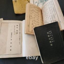 WW2 Imperial Japanese Army Pocket Memo note book Post card a lot Original