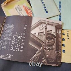 WW2 Imperial Japanese Army Pocket Memo note book Post card a lot Original