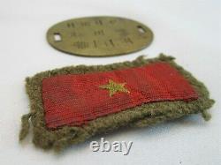 WW2 Imperial Japanese Army Private 2nd Class Badge & Dog Tag Batch Military