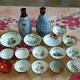 Ww2 Imperial Japanese Army Retirement Memorial Sake Bottles 15cm Cups