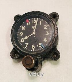 WW2 Imperial Japanese Army Seikosha Model 100 -WORKING- Aircraft Clock-VERY RARE