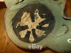 WW2 Imperial Japanese Army Tank Tanker Crewman Helmet WINTER VERSION RARE