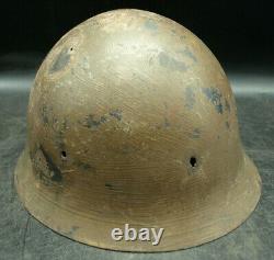 WW2 Imperial Japanese Army Type 90 Combat Helmet WWII FIELD WEAR (T1)