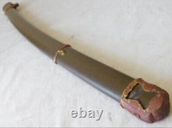 WW2 Imperial Japanese Army Type 98 Officer Military Sword Exterior with wood blade