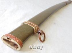 WW2 Imperial Japanese Army Type 98 Officer Military Sword Exterior with wood blade