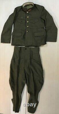 WW2 Imperial Japanese Army Uniform Jacket Pants Set Collar insignia