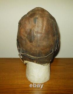 WW2 Imperial Japanese Army WINTER LEATHER FLIGHT HELMET NICE