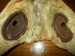 WW2 Imperial Japanese Army WINTER LEATHER FLIGHT HELMET NICE