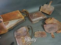 WW2 Imperial Japanese Army bag pouch leather army military multiple bag sets